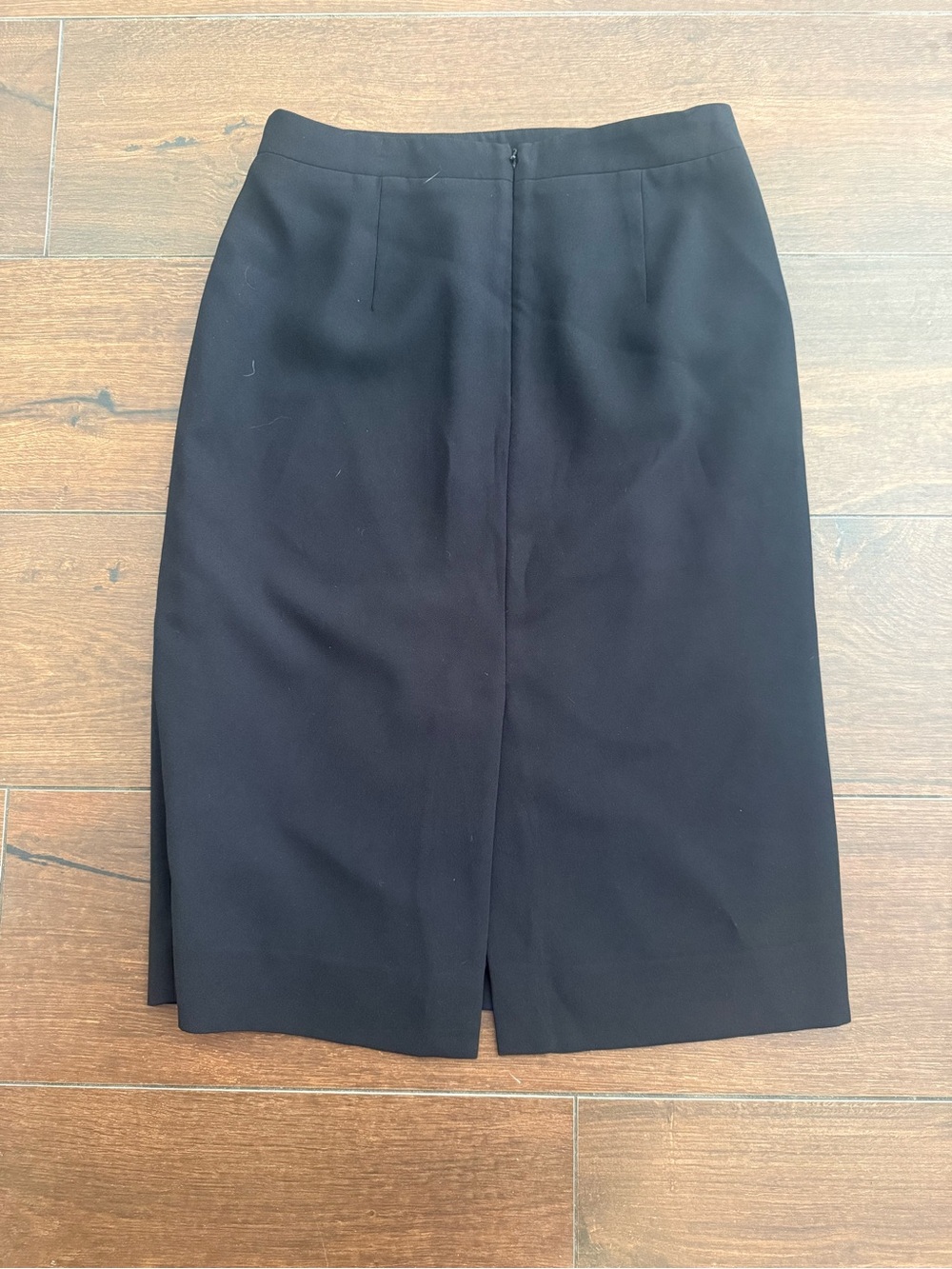 J. Crew Black Pencil Skirt with Back Slit